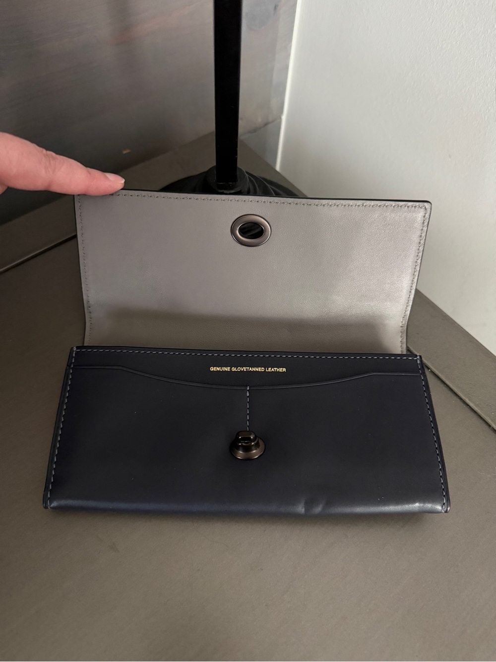 Navy Blue Coach Wallet - Picture 4 of 4